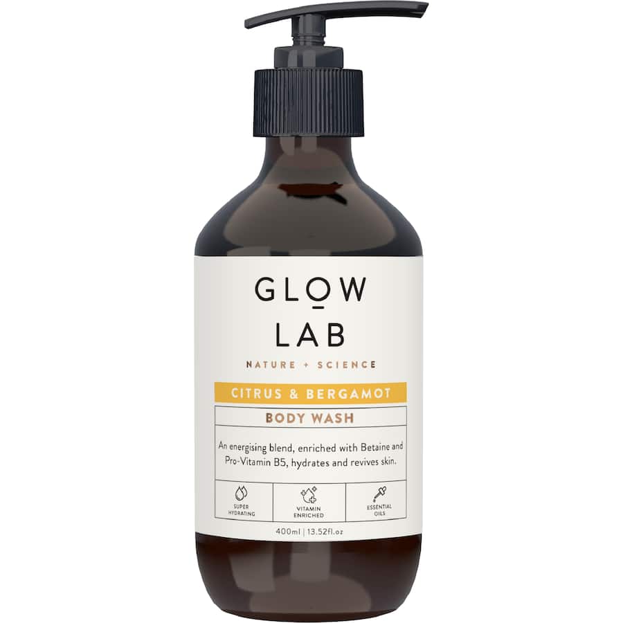 Glow Lab Body Wash Citrus & Bergamot 400mL
