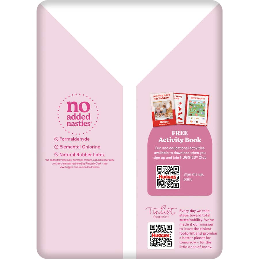 Huggies Ultra Dry Nappy Pants Walker Girls 12-17kg Size 5 13pack