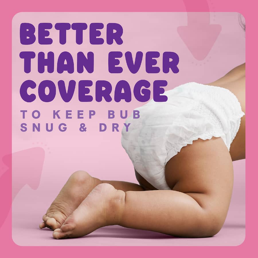 Huggies Ultra Dry Nappy Pants Junior Girls 15kg+ Size 6 12pack