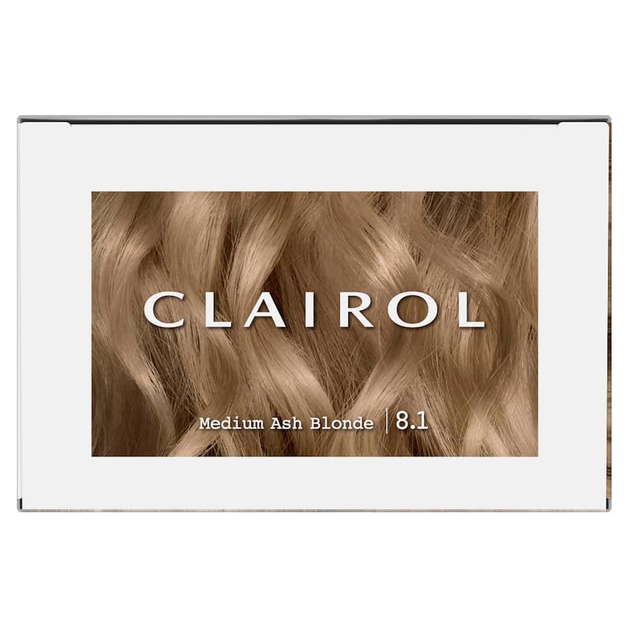 Clairol Colourstrong Hair Colour Medium Ash Blonde 8.1 1pack