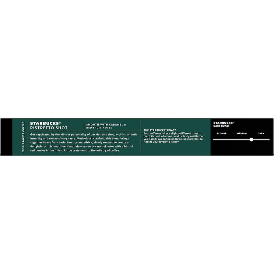 Starbucks By Nespresso Coffee Pods Ristretto 10pack