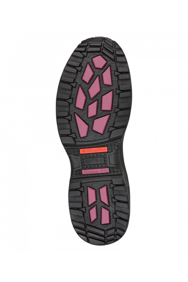 KingGee, Women's Tradie Slip on Boot, K27390 - Black (Size: 11)
