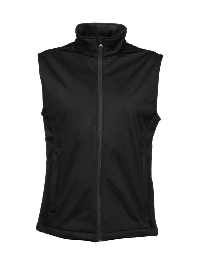 Cloke, Women's Balfour Softshell Vest, SVG - Black (Size: 10)