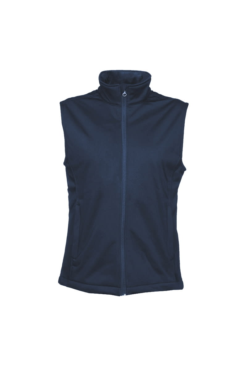 Cloke, Women's Balfour Softshell Vest, SVG - Navy (Size: 18)