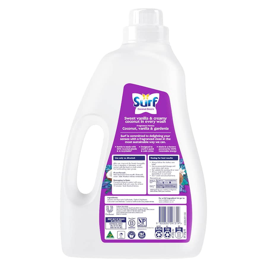 Surf Laundry Liquid Coconut Dream 2L