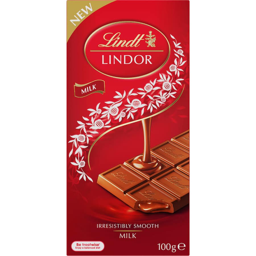 Lindor Chocolate Block Milk Chocolate - 100g
