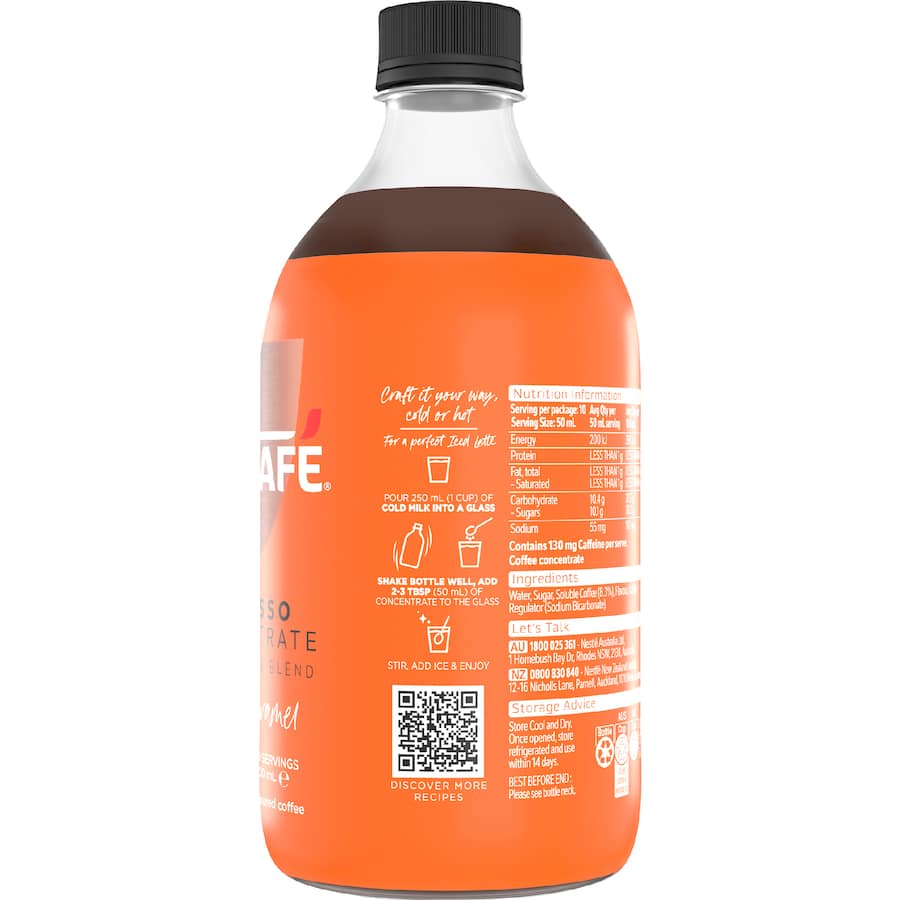 Nescafe Coffee Concentrate Espresso Caramel - 500mL