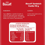 Lotus Biscoff Creme Filled Biscuits Vanilla Cream - 110g