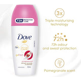 Dove Women Advanced Care Deodorant Roll On Pomegranate 50mL