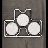 Wargames Atlantic - 50mm Textured Bases (3mm Bevel)