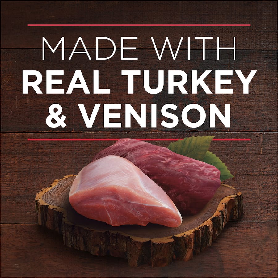 Purina One True Instinct Wet Dog Food Turkey & Venison Can 368g