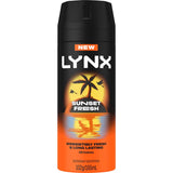 Lynx Deoderant Sunset Fresh 165mL