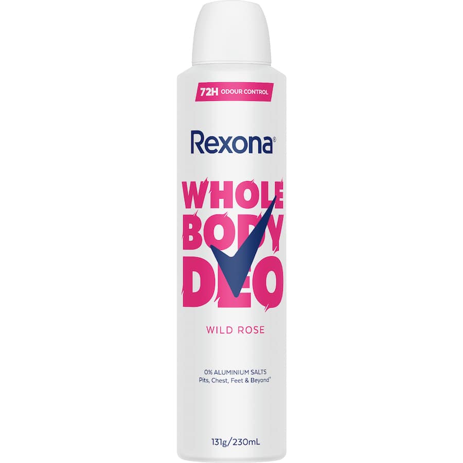Rexona Women Deodorant Aerosol Wild Rose 230mL