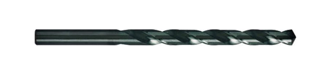 High-speed steel drill bit, 10mm diameter, designed for precision drilling in metal, wood, and plastic with fast chip removal.