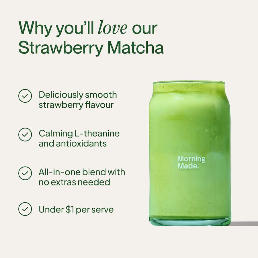 Morning Made Matcha Latte Strawberry - 50g