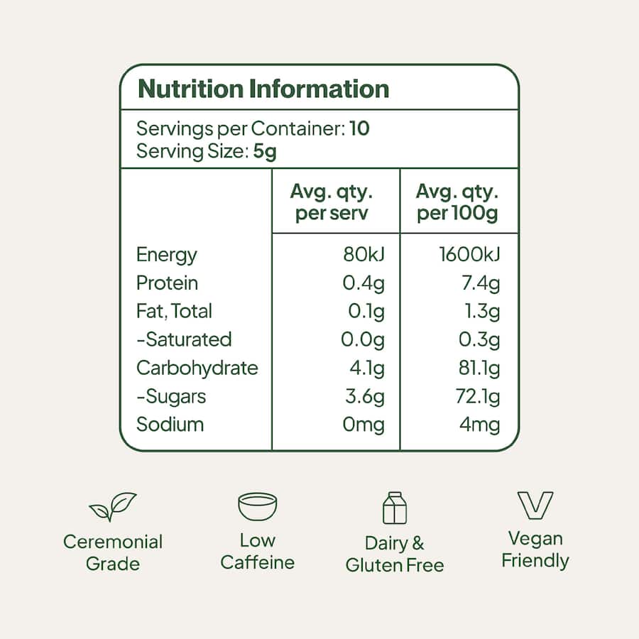 Morning Made Matcha Latte Strawberry - 50g