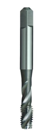 High-speed steel spiral flute tap 10.0mm x 1.50mm for precise threading in metal, aluminum, and plastic.