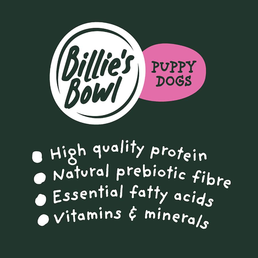 Billie's Bowl Puppy Dry Dog Food Aussie Chicken Bag 3kg