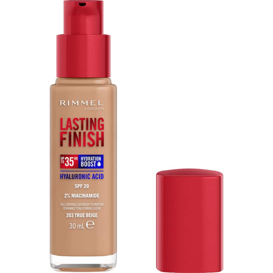 Rimmel London Lasting Finish Foundation 203 True Beige 30mL