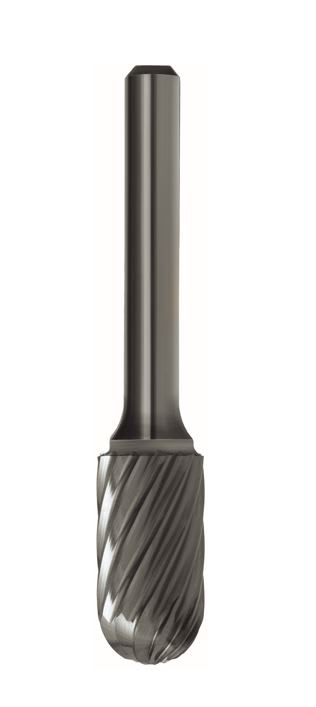 Aluminium Cut Cylindrical Radius End Carbide Burr 3/8" x 3/4"