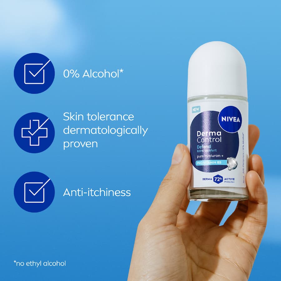Nivea Women Deodorant Derma Control Defend 72hr 50mL