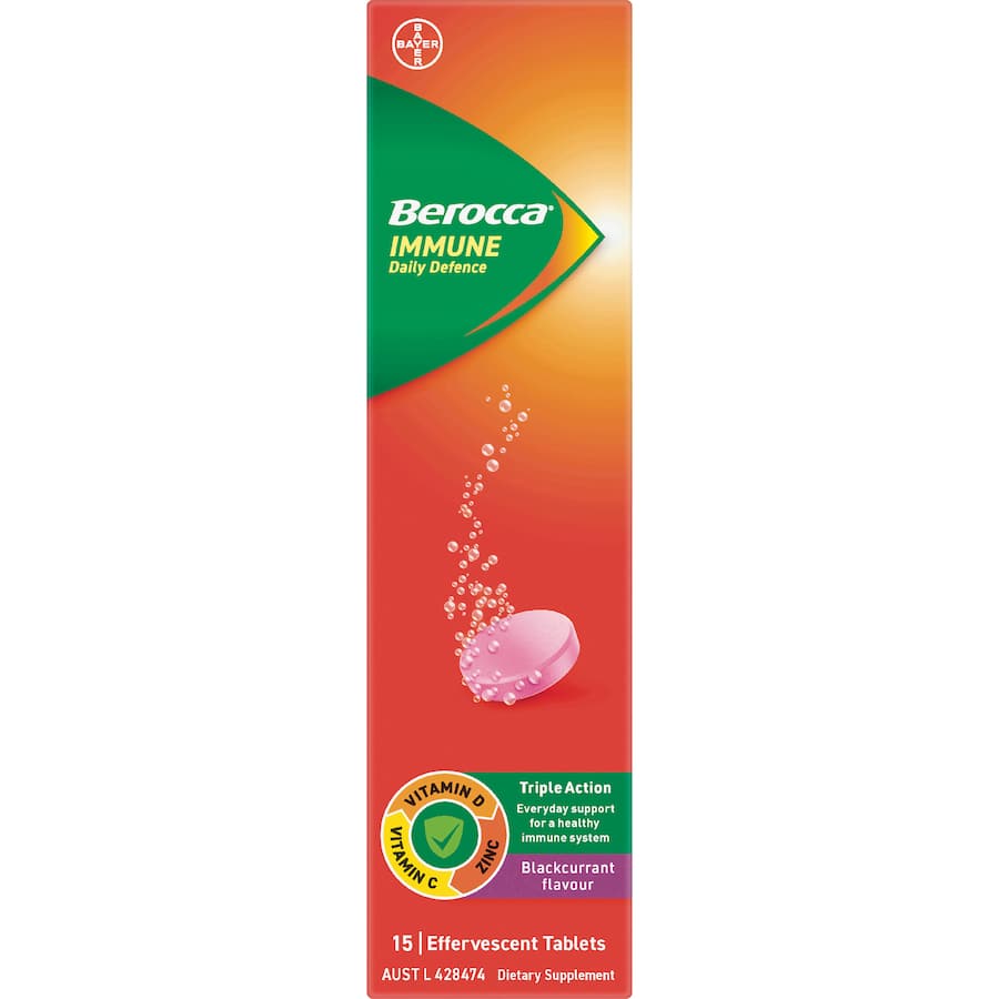 Berocca Immune Daily Defence Blackcurrant 15pack