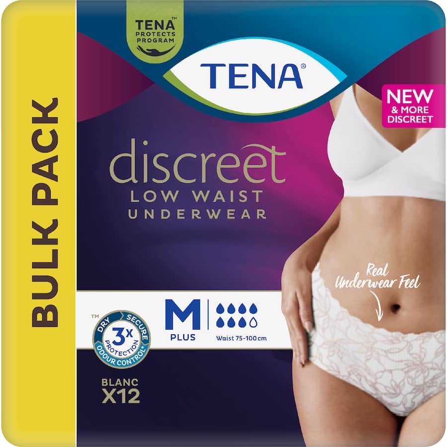 Tena Womens Continence Pants Medium Protection 12pack
