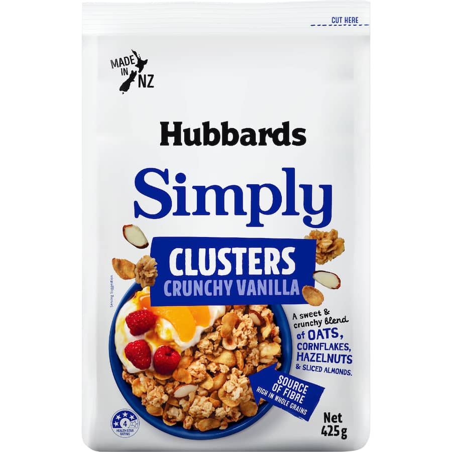 Hubbards Granola Clusters Crunchy Vanilla - 425g