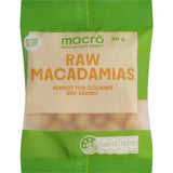 Macro Macadamias Raw - 60g