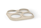 Eco-friendly Beer Holder Ring 4 Pack made from sugarcane pulp, 100% plastic-free, compostable and recyclable.