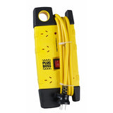 HPM PlugBoss Heavy Duty Powerboard 6 Outlet 10A