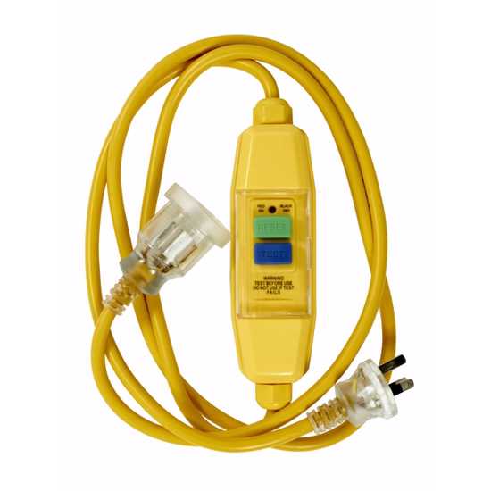 HPM 2m Extension Lead with inline RCD 10A (Each)