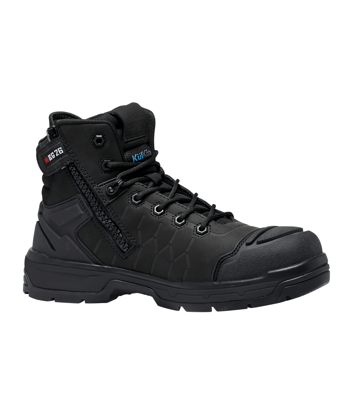 KingGee, Quantum Zip Sided Boot, K27145 - Black - 11