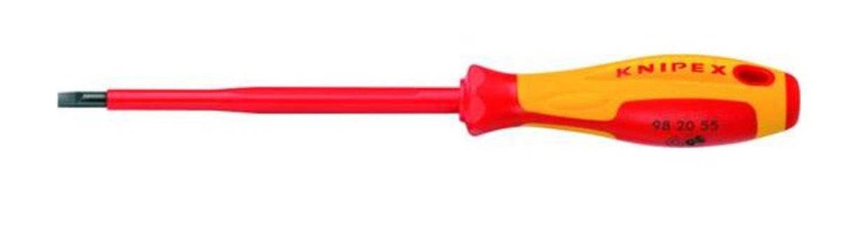 Knipex Insulated Screwdriver 1000V Flat Tip-4mm (Each)