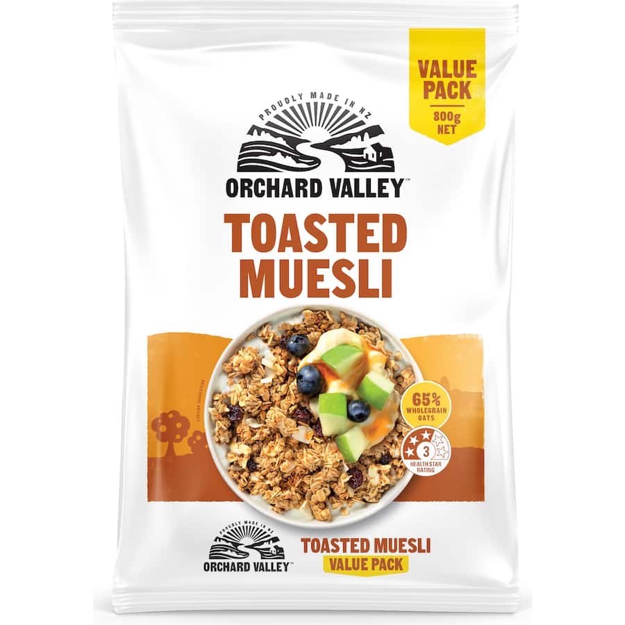 Orchard Valley Muesli Toasted - 800g