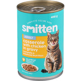 Smitten Wet Cat Food Casserole Chicken In Gravy 400g