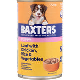 Baxter's Wet Dog Food Puppy Chicken Loaf, Rice & Veg Tin 700g