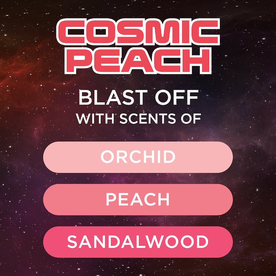 Duck Toilet Cleaner Action Burst Cosmic Peach 500mL