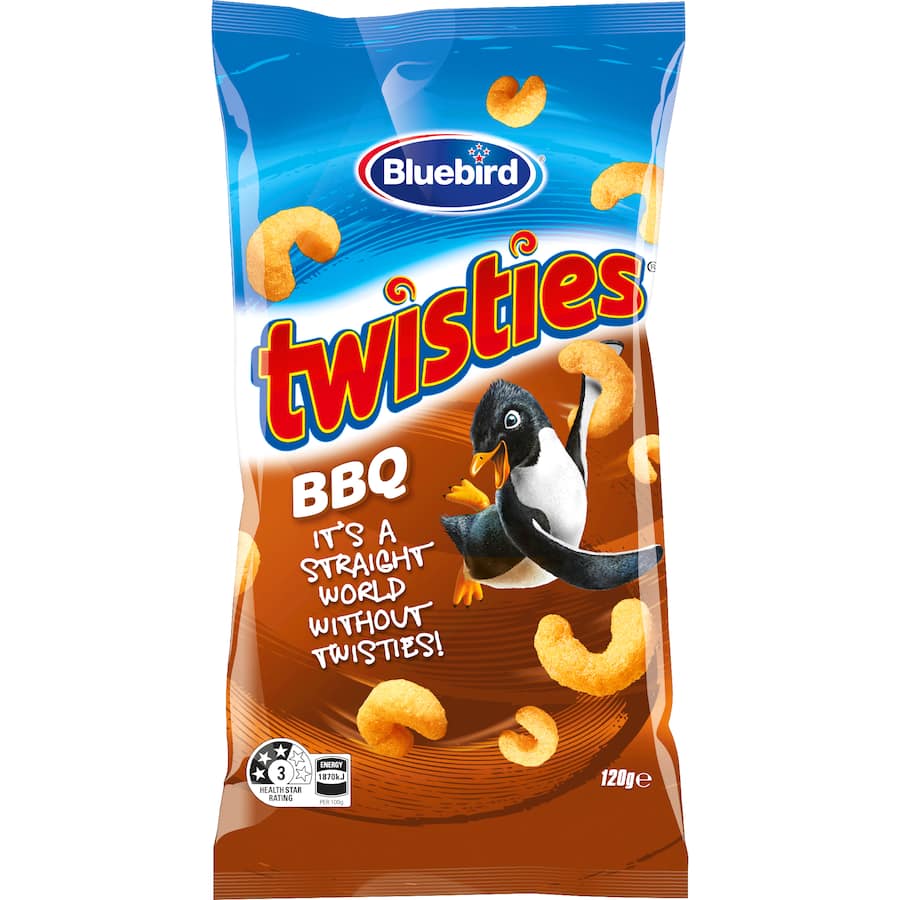 Bluebird Twisties Chips Honey Bbq - 120g