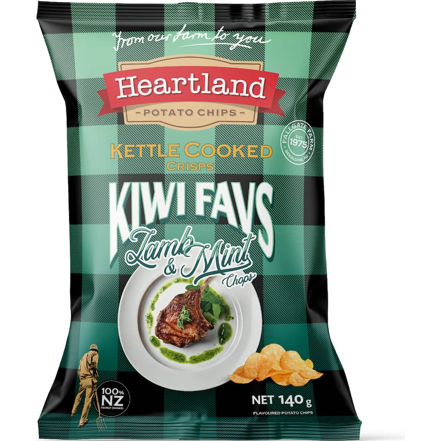Heartland Snacks Kiwi Favs Lamb & Mint - 140g
