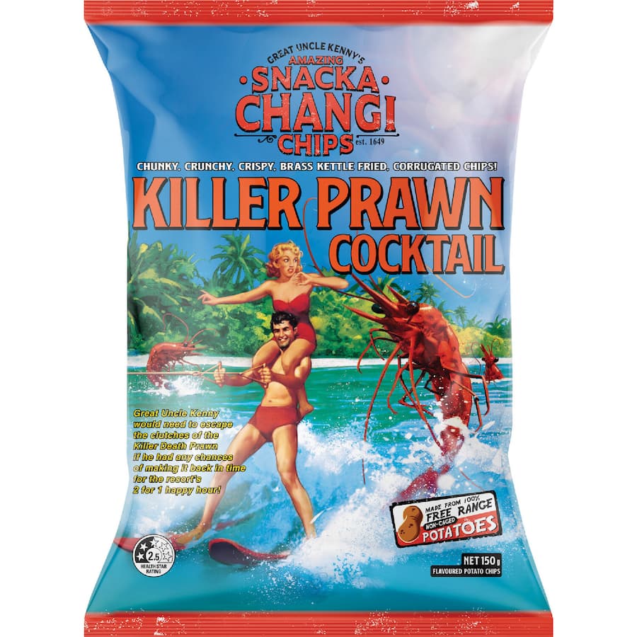 Snackachangi Chips Prawn Cocktail - 150g