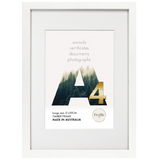 Profile - Elegant White Poster Picture Frame - A4 (21x30cm) Unmatted