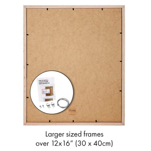 Profile - Elegant White Poster Picture Frame - A4 (21x30cm) Unmatted