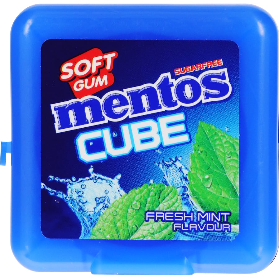 Mentos Cube Gum Ice Mint - 46g