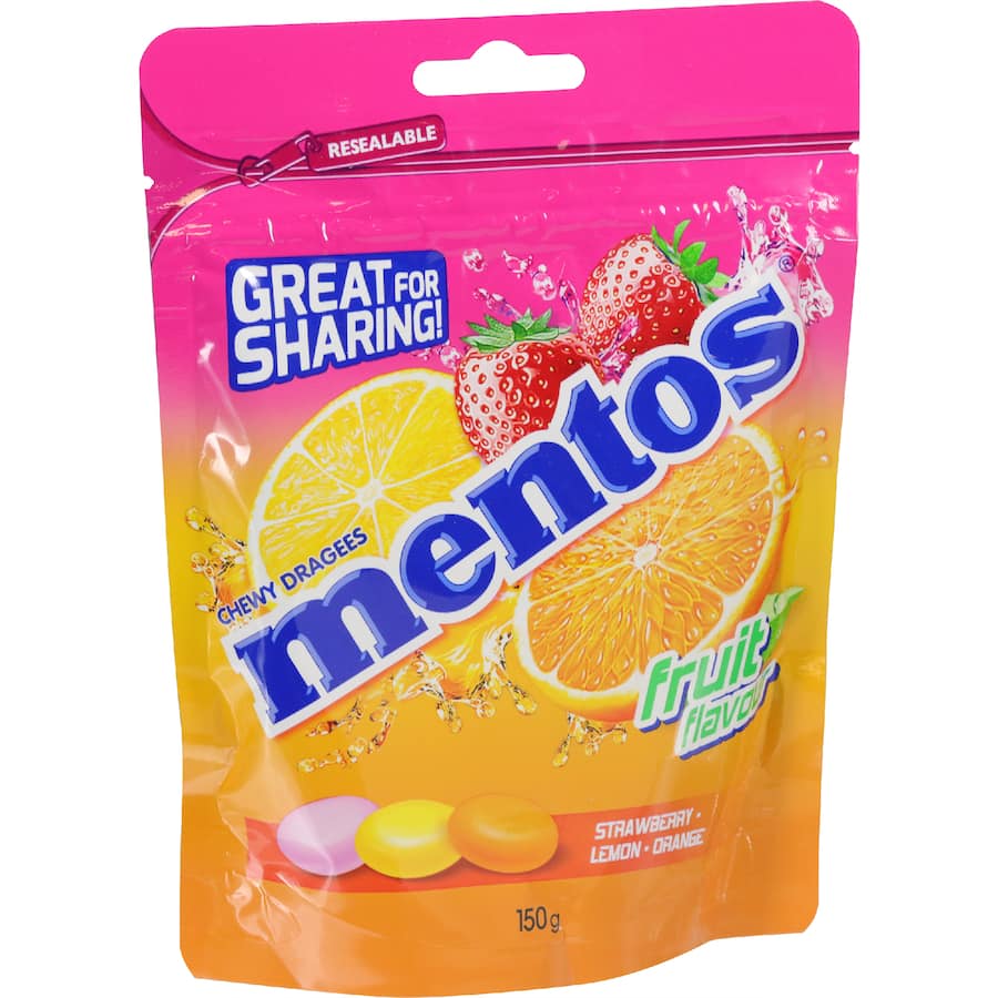 Mentos Sweets Fruit - Bag 150g