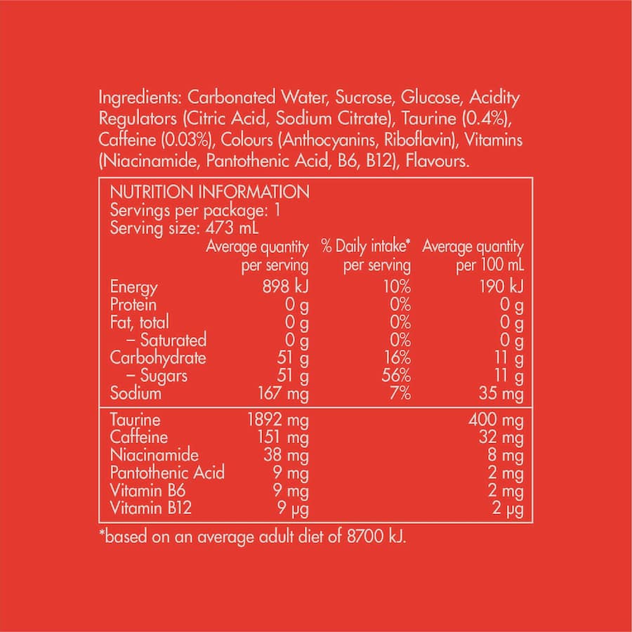 Red Bull Energy Drink Red Edition - 473mL