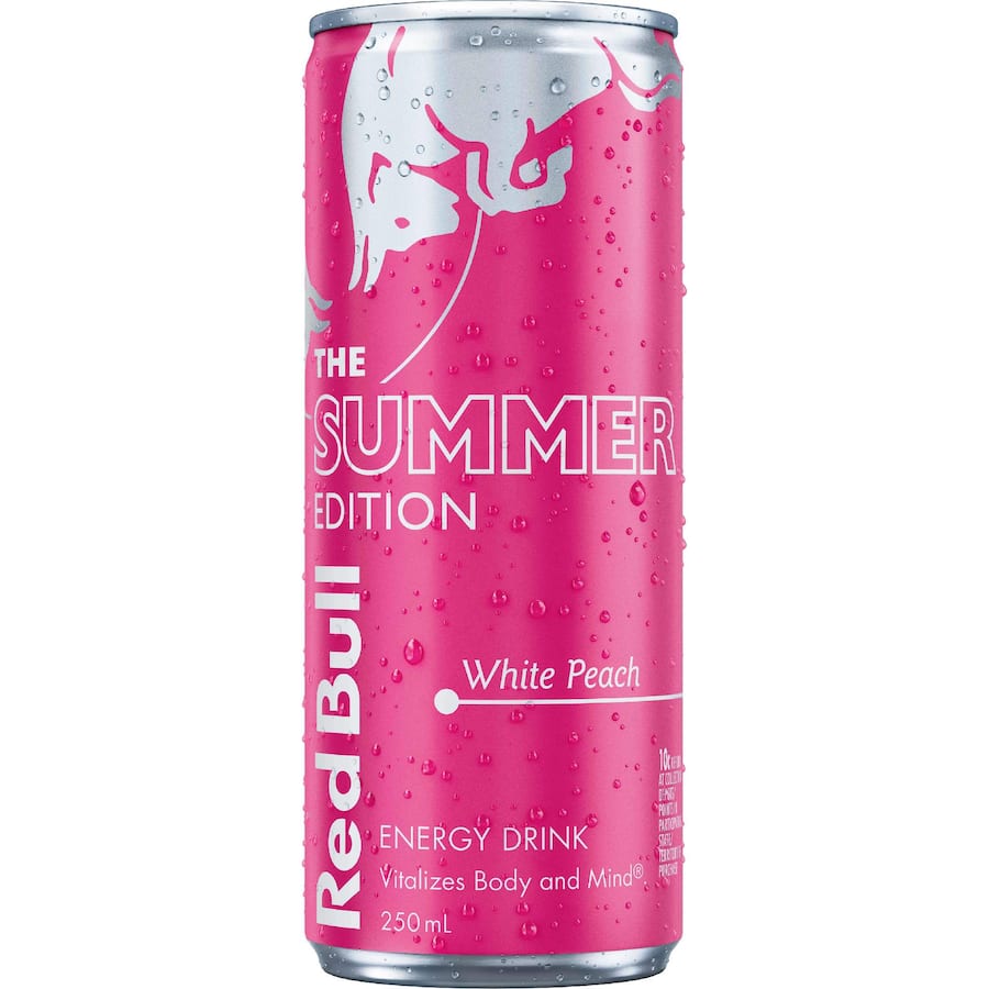 Red Bull Energy Drink White Peach Edition - 250mL