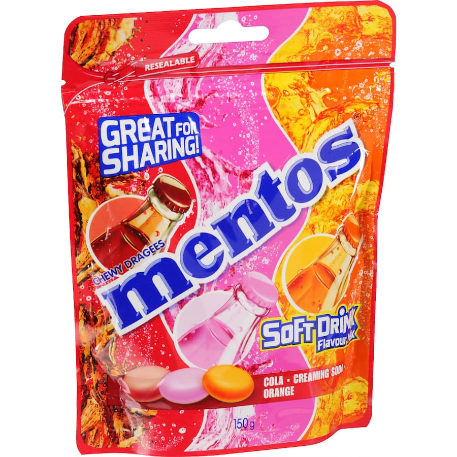 Mentos Sweets Soft Drink Mix - Bag 150g