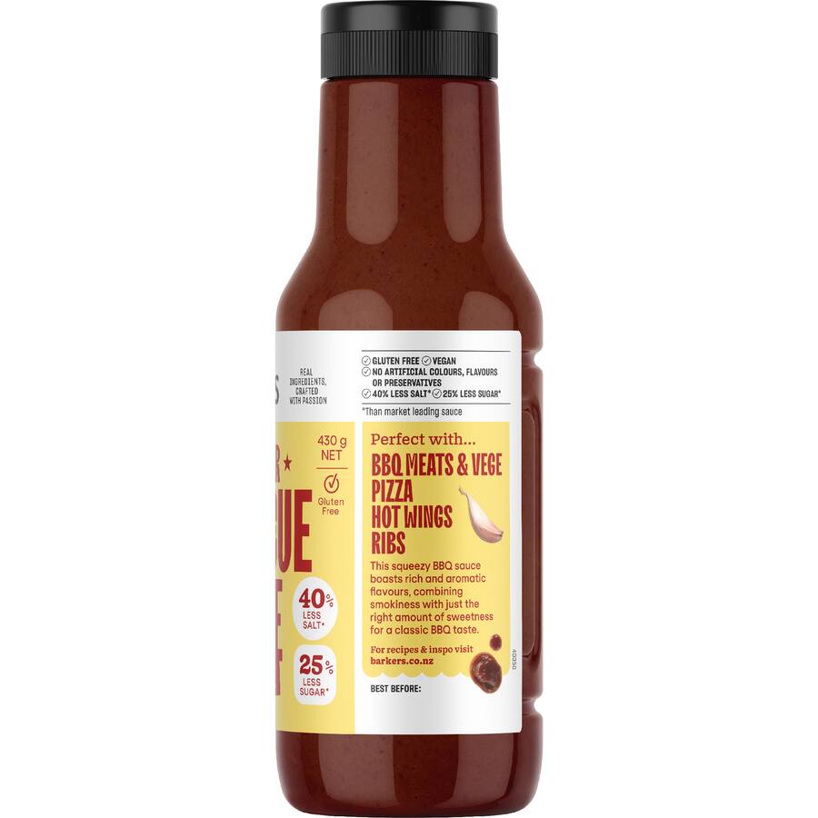 Barkers Bbq Sauce Original - 430g