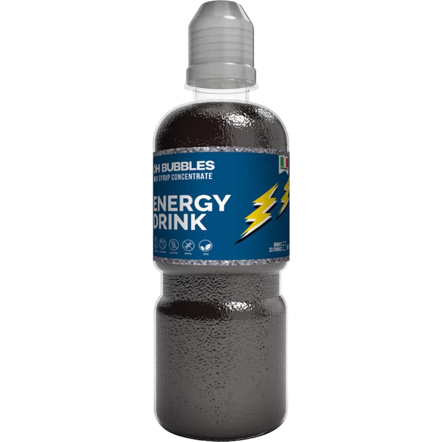 Oh Bubbles Concentrate Syrup Energy 500mL